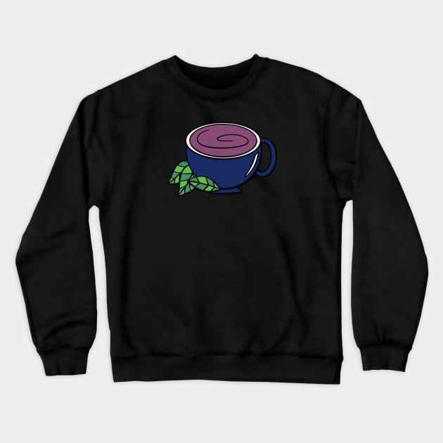 Cup of Tea Crewneck Sweatshirt by Kelly Louise Art